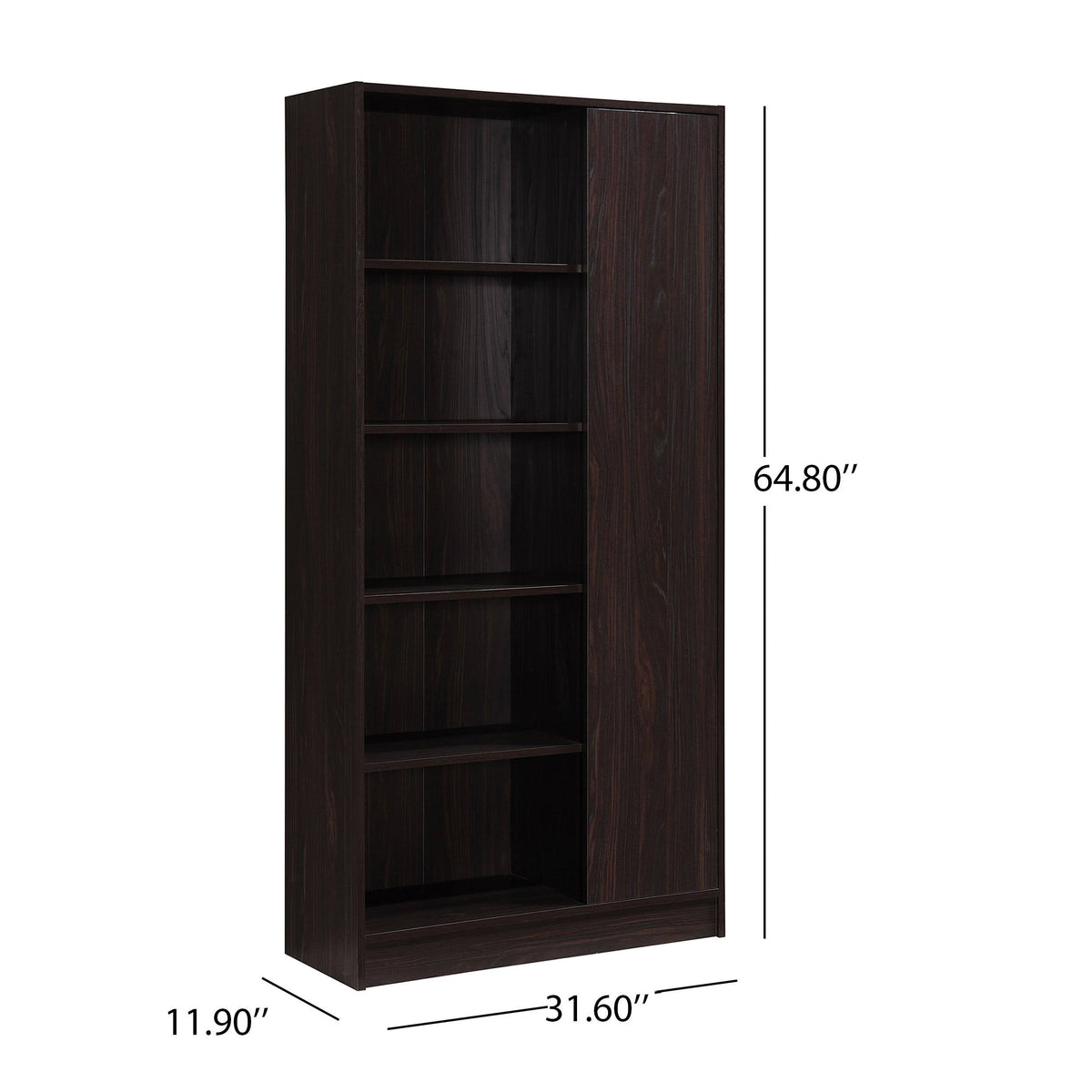 2 Piece TV Stand & Bookcase Set Q760547