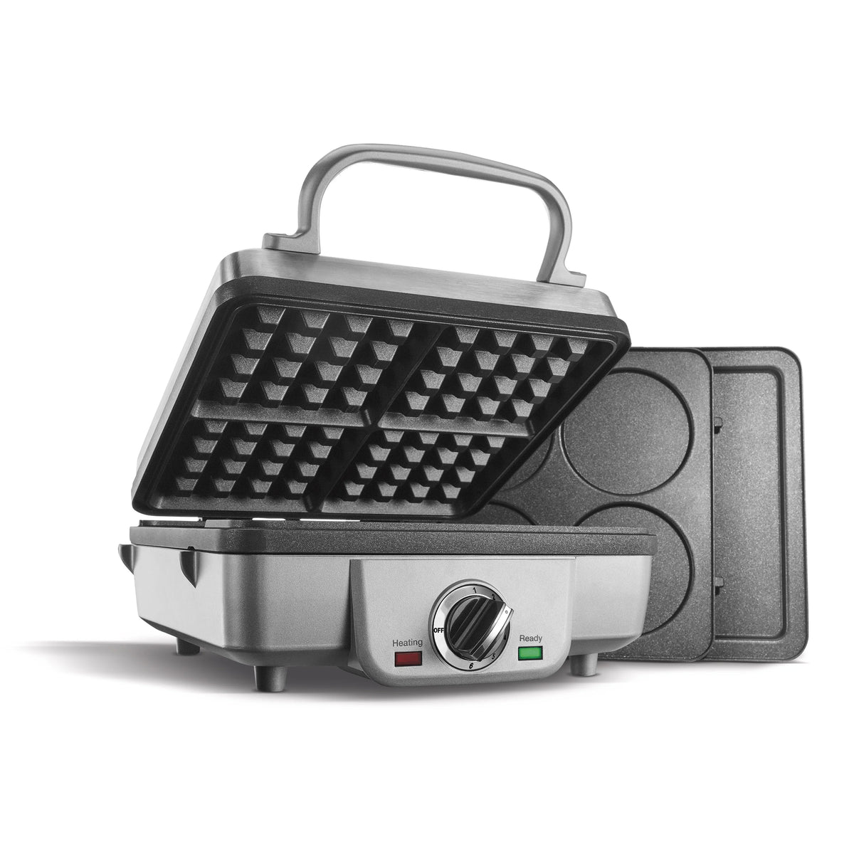 Belgian Waffle Maker with Pancake Plates O56619
