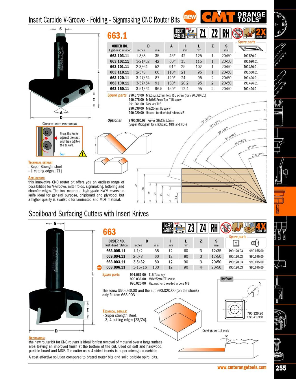 Carbide Spoilboard Surfacing Router Bit P6800