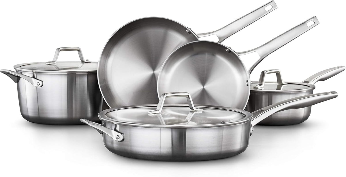 Stainless Steel 8-Piece Cookware Set D399