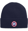 Blue Ribbed Toque Beanie L886331