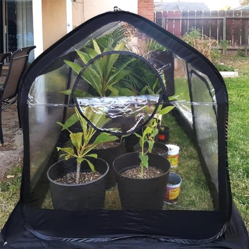 Green 8.2x4.1x4.4 FT Pop-up Greenhouse I3580