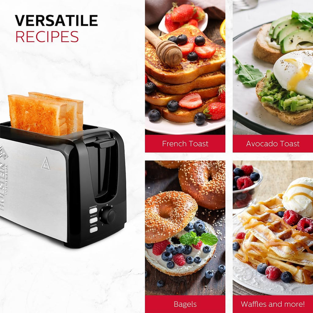 Black 2-Slice Toaster with 7 Browning Control Settings G5196