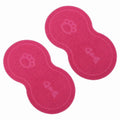 Rose Red Waterproof Non-Slip Pet Feeding Mat S93782
