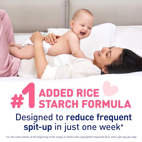 Baby Formula, Added Rice Starch, DHA, Probiotics, 30.4 Oz Box, 4 Count X45262