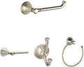Chrome 4 Piece Bath Hardware Accessory Set K952