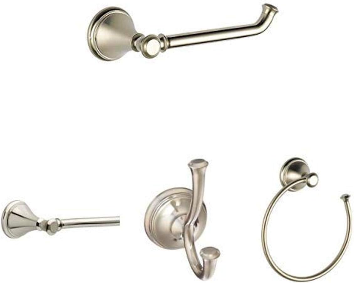 Chrome 4 Piece Bath Hardware Accessory Set K952