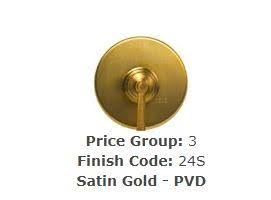 Angle Valve Kit, 1/2x22 Sweat Satin Gold R9313