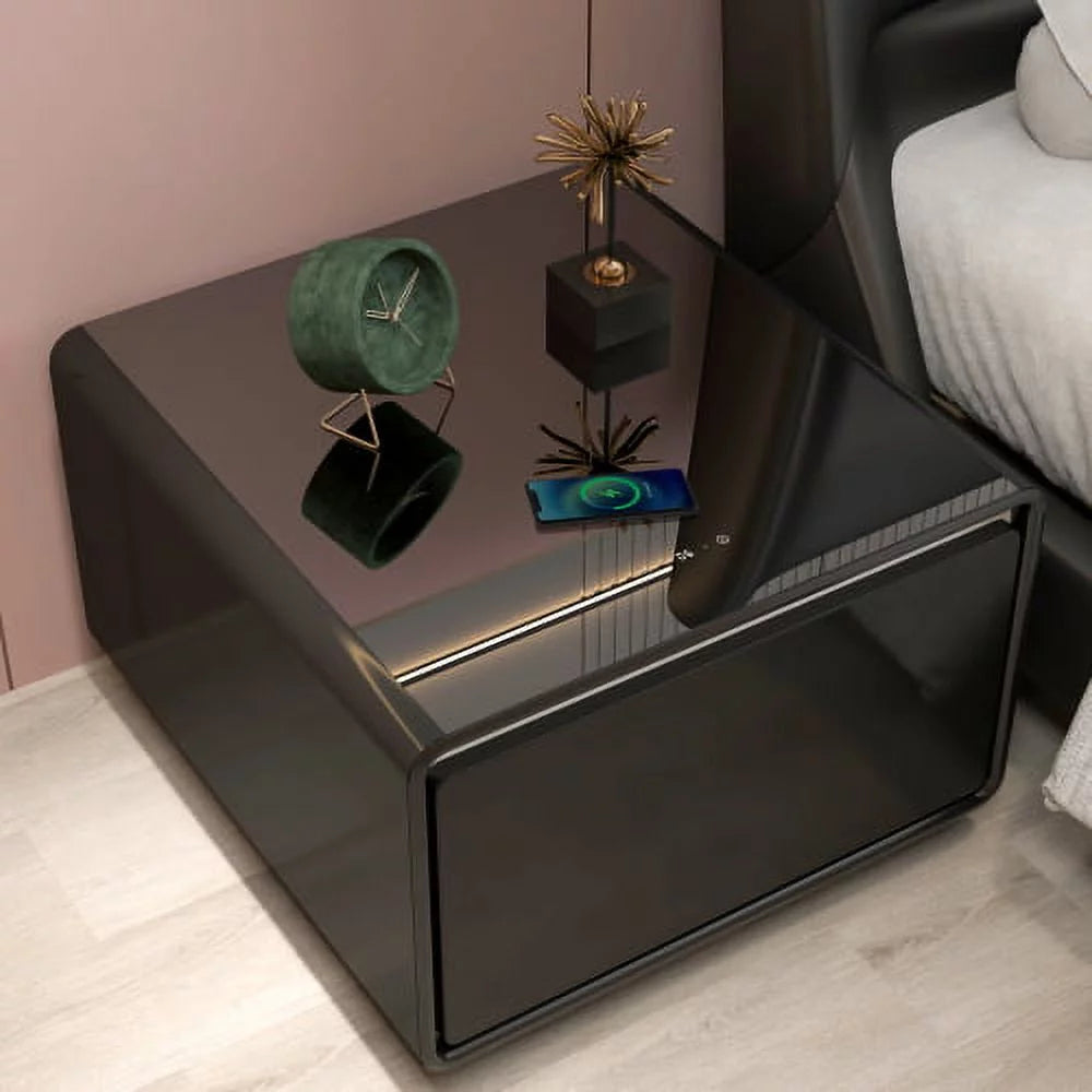 Smart Side Table with Built-in Fridge V35511