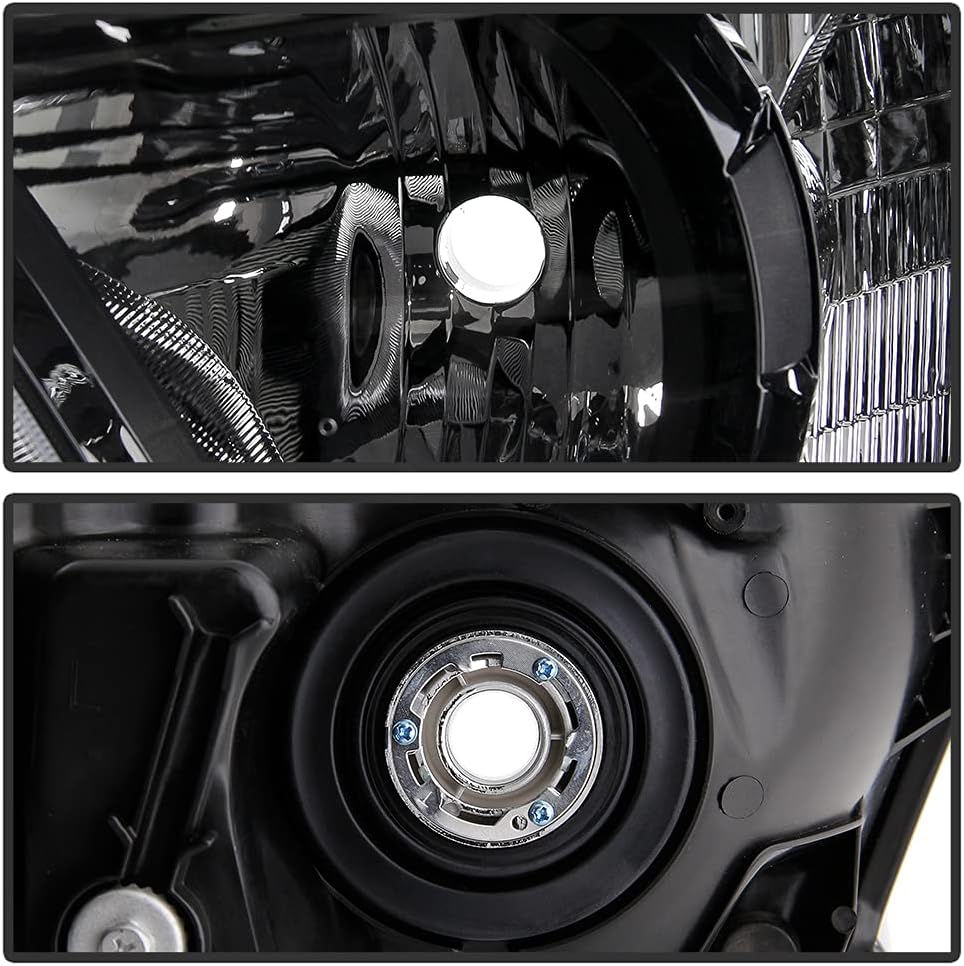 Black Housing Headlights Assembly Pair M677502