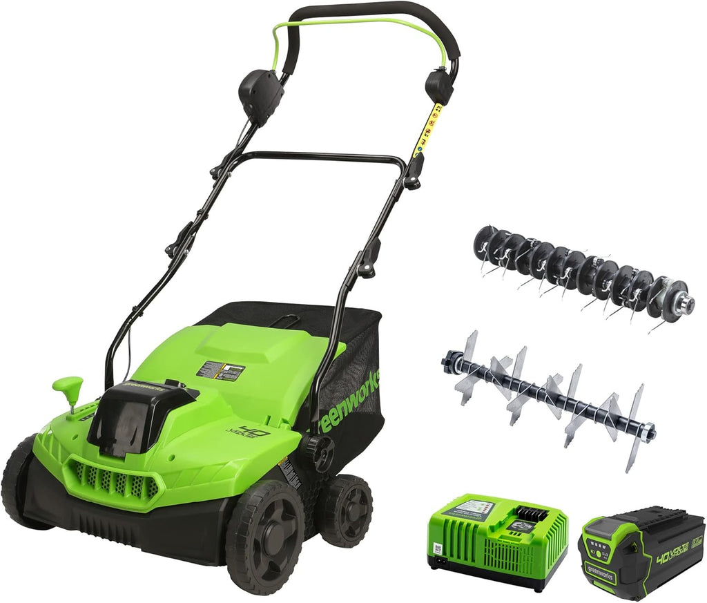 13 Amp 14-Inch Corded Dethatcher / Scarifier V9035