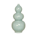 Celadon Crackle Triple Gourd Vase S7956