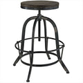 Black Wood Top Bar Stool G883