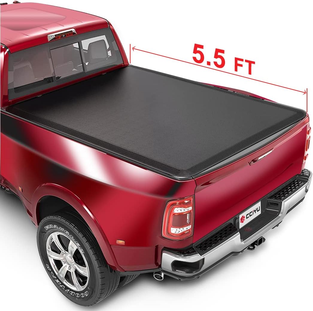 Soft Tri Fold Truck Bed Tonneau Cover S666469