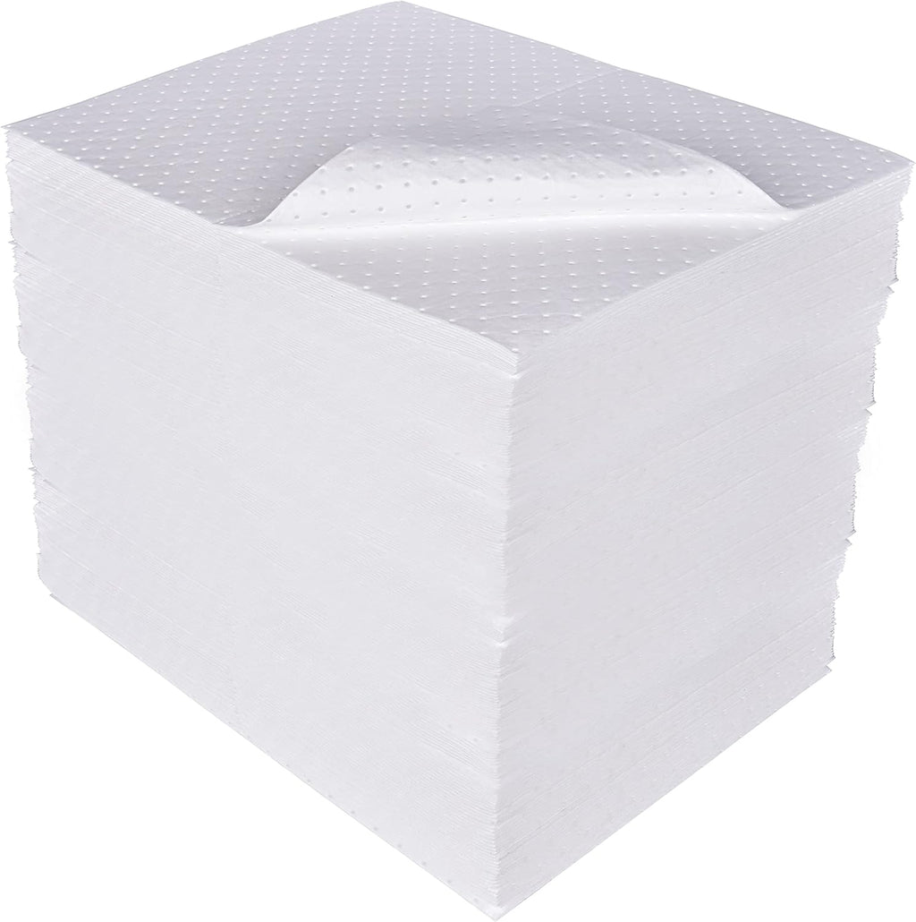 Heavy-weight Absorbent Pads, 15" x 20", White, 200pcs Pack of 2 H34471
