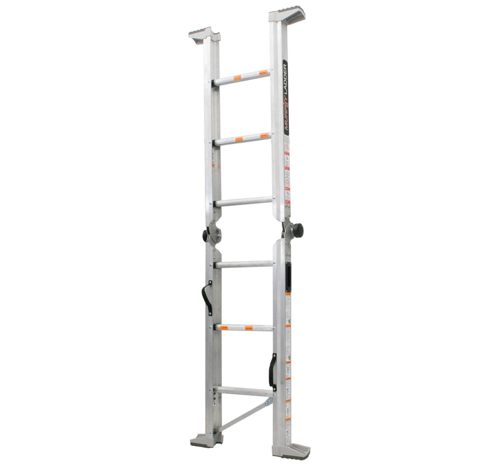Aluminum Multi-Position Ladder with Wall Mount X1071