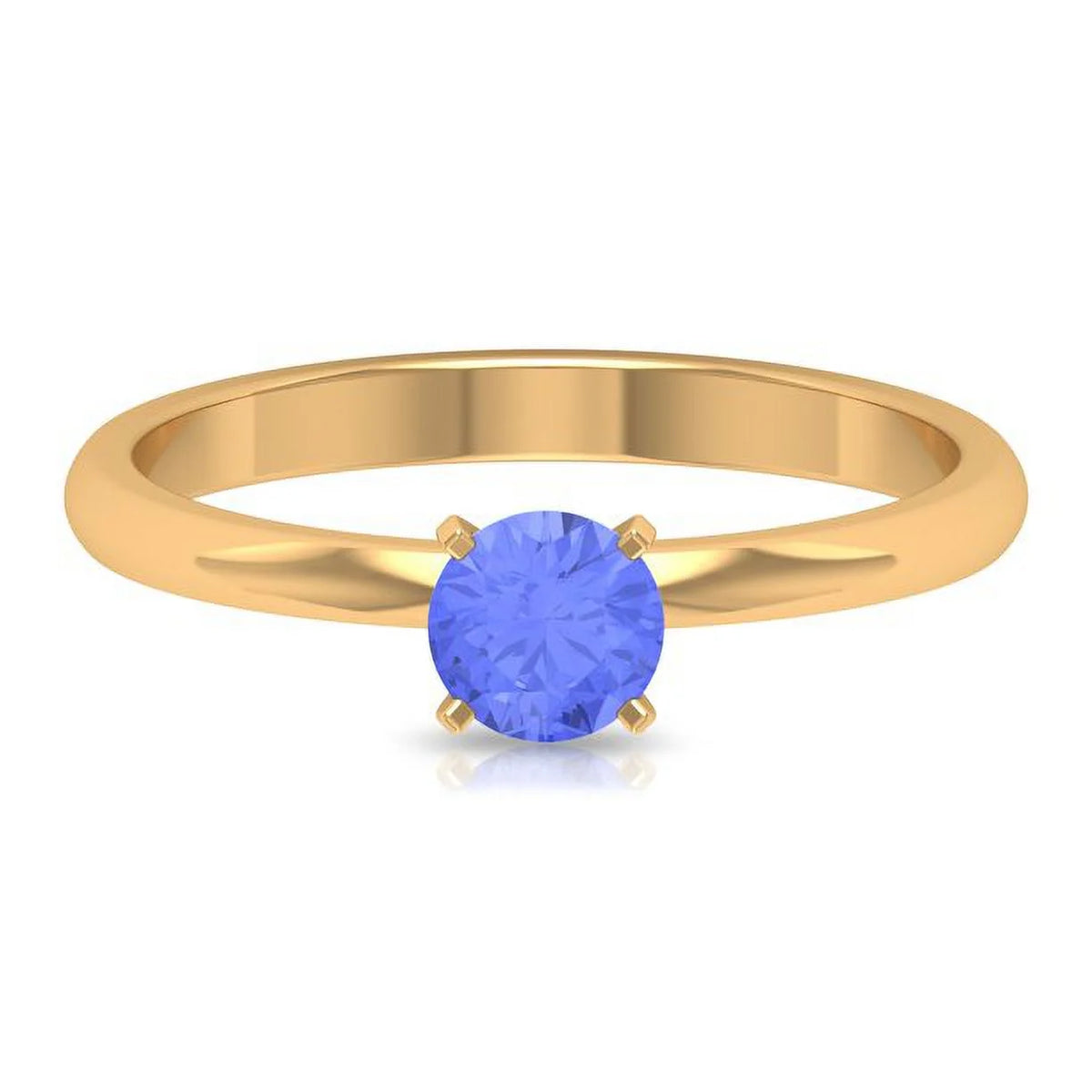 14K Yellow Gold Solitaire Ring G147088
