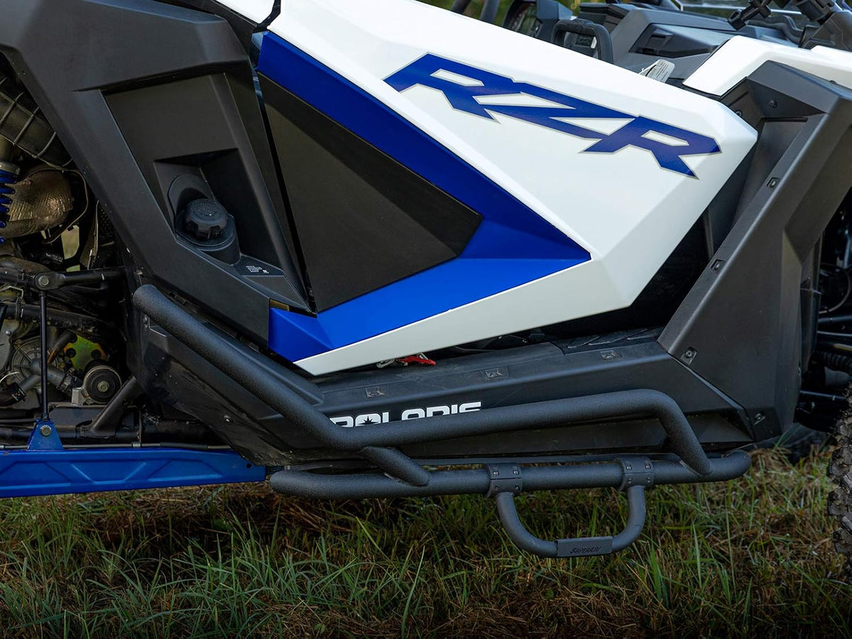 Heavy Duty Nerf Bars with Step, Wrinkle Black Powder-Coat Finish, Bolt-on C91374
