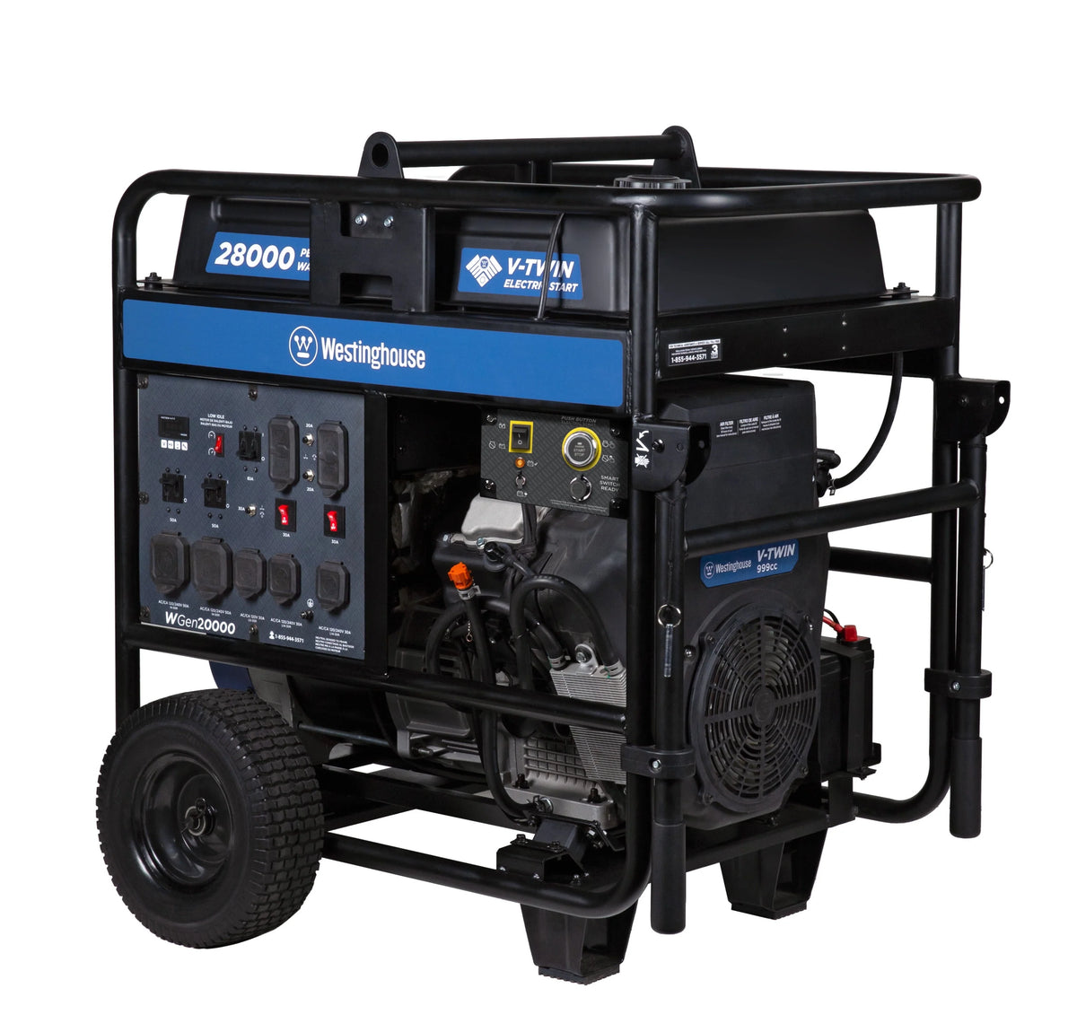 28000 Peak Watt Portable Generator with CO Sensor O763