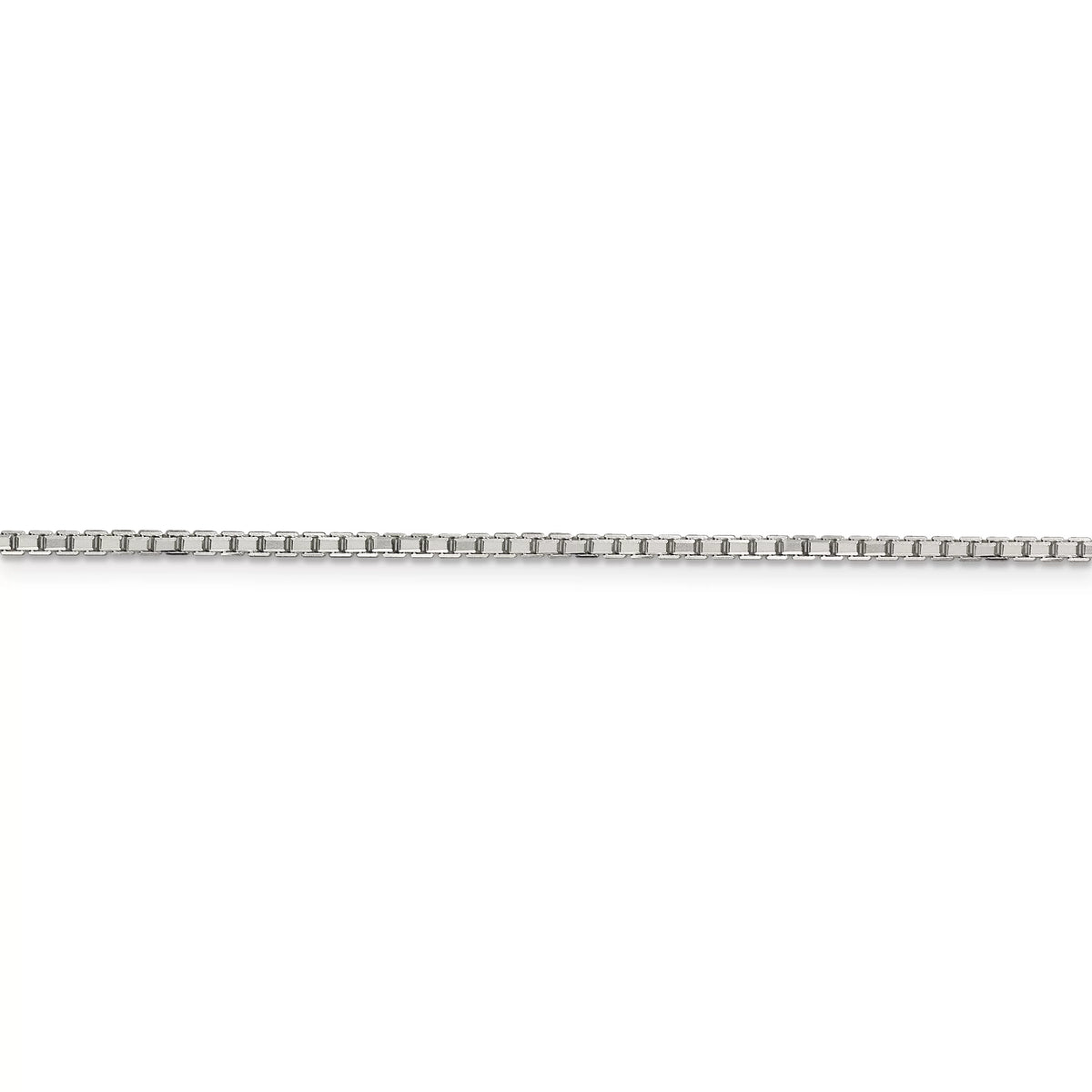 Sterling Silver 1.7mm Diamond-cut Box Chain D484