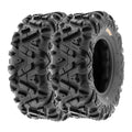 All Terrain ATV UTV Tires 25x10-12 6 PR Pair of 2 X738