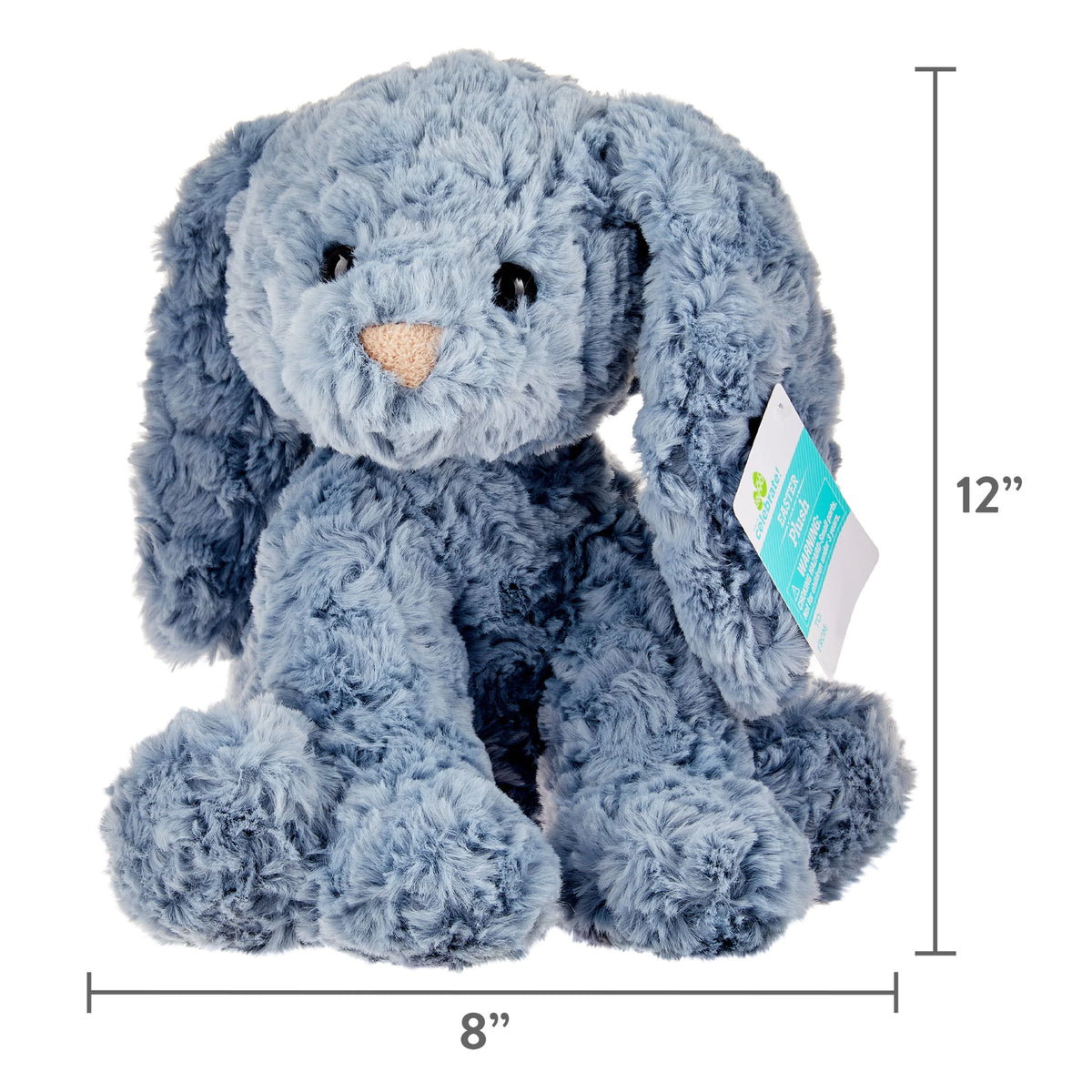 Fluffy Blue Bunny Plush T838508