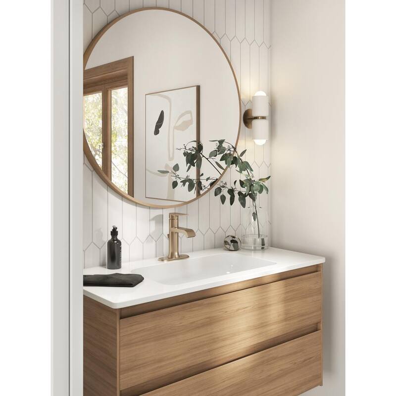 Bronze Gold Single Handle Bathroom Faucet 2-pack I336