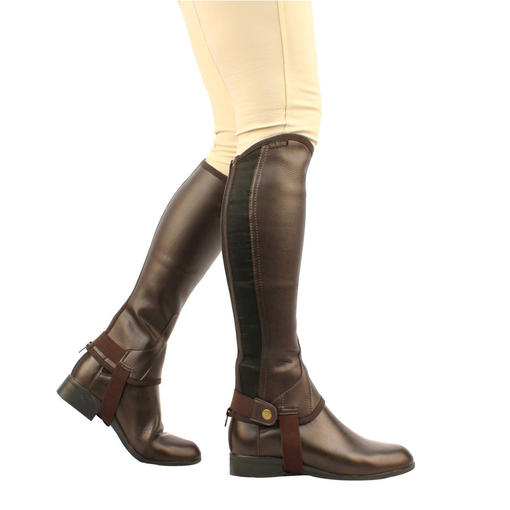 Brown Half Chaps Z110525