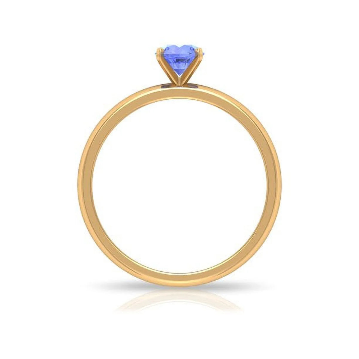 14K Yellow Gold Solitaire Ring G147088