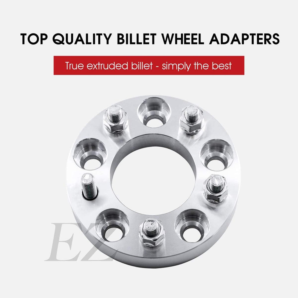 2 Billet Wheel Adapters 5x135 to 5x139.7 Thickness 1 Inch W515