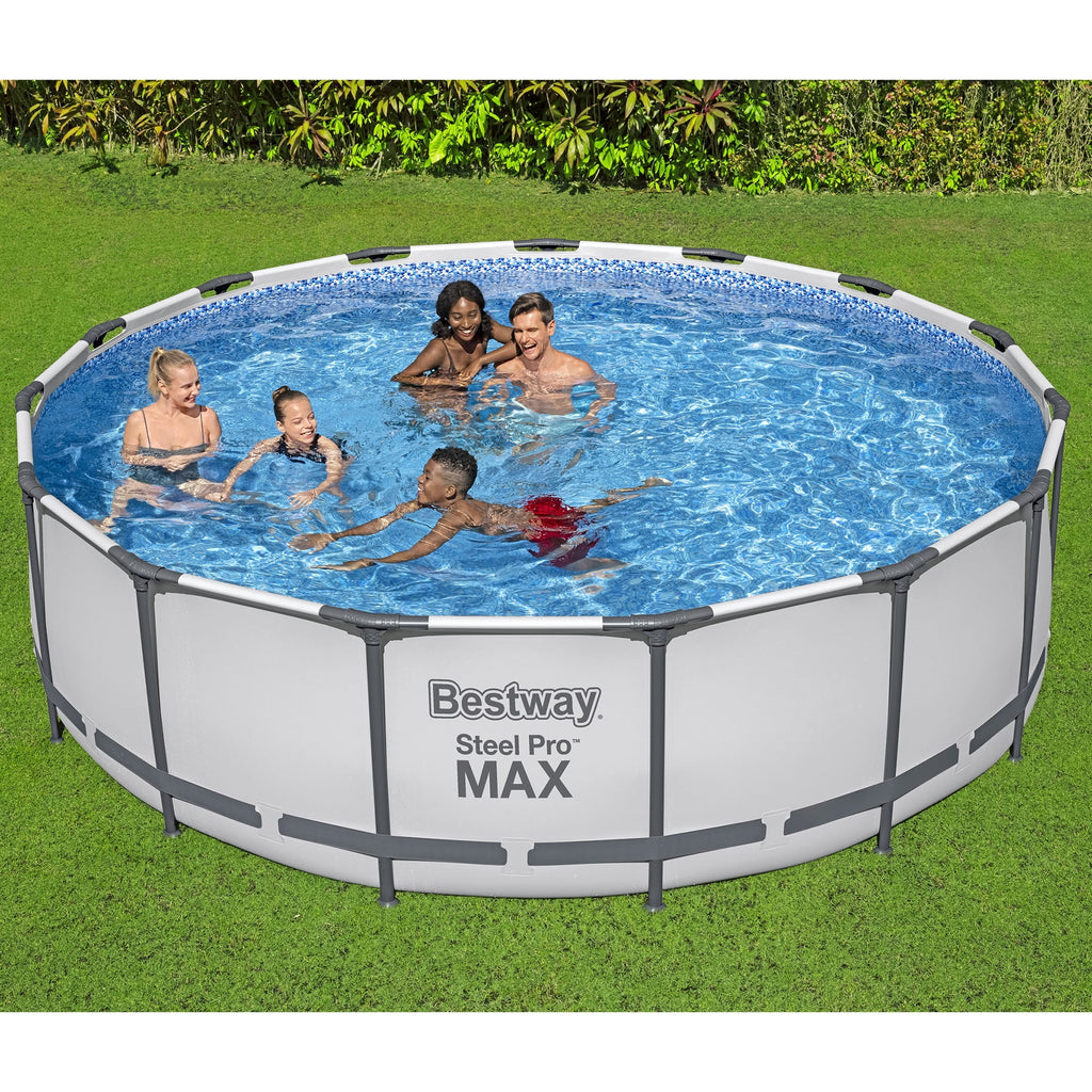 15' x 48" Prismatic Stone Above Ground Pool Set L2343
