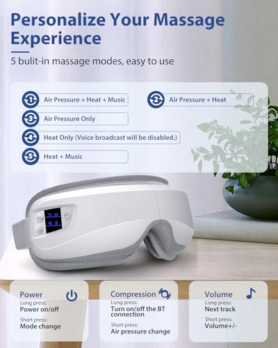 Heated Bluetooth Eye Massager Q3931