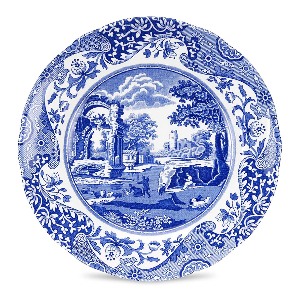 Blue Italian Salad Plate, Set of 4 D1439
