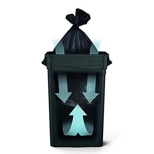Blue 23 Gallon Resin Trash Can with Handles Y268590
