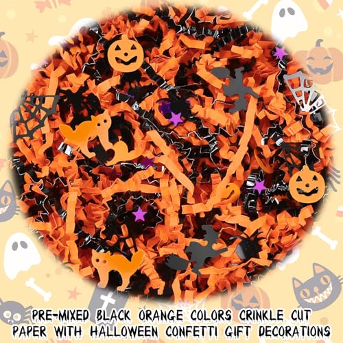 1 LB Christmas Crinkle Cut Paper Shred Filler B7606