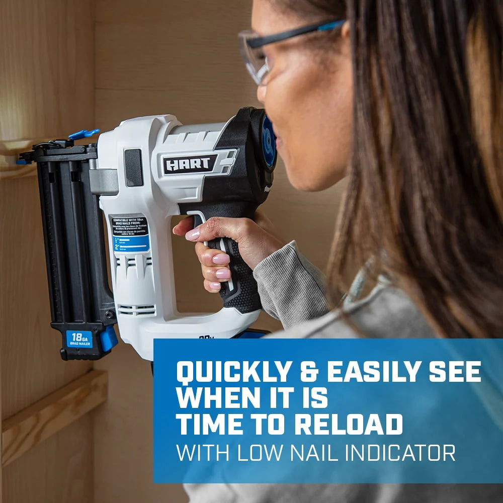 20-Volt 18-Gauge Battery-Powered Brad Nailer Kit T745