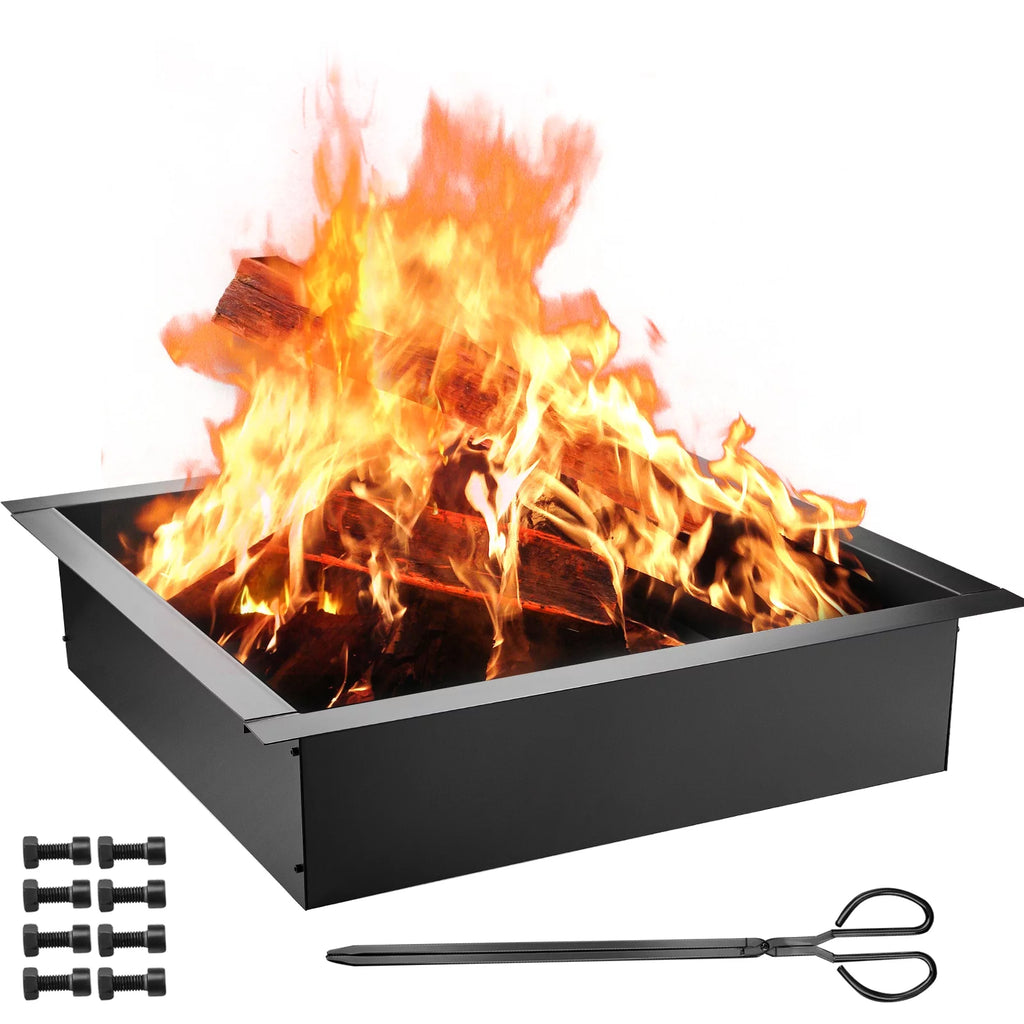 30" Square Heavy Duty Steel Fire Pit Ring C110