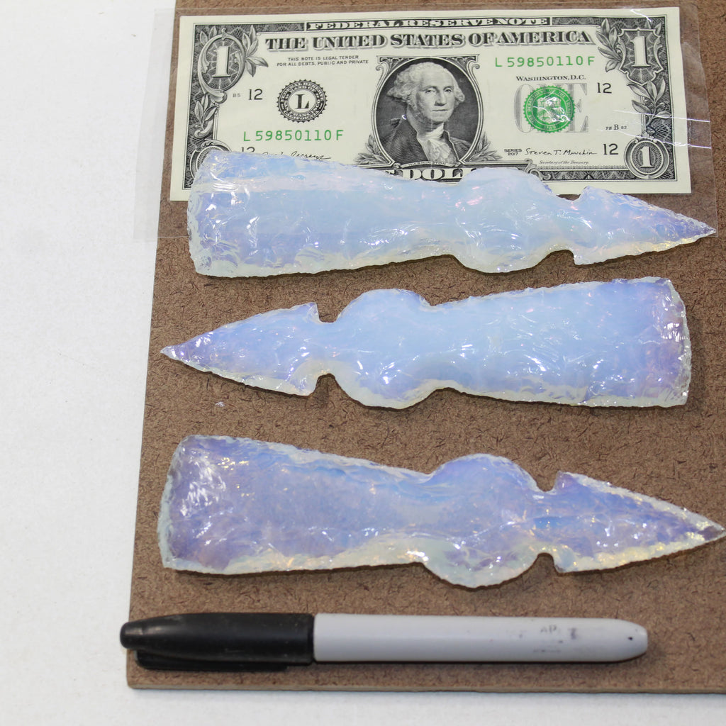 Opalite Ornamental Tomahawk Heads W2583