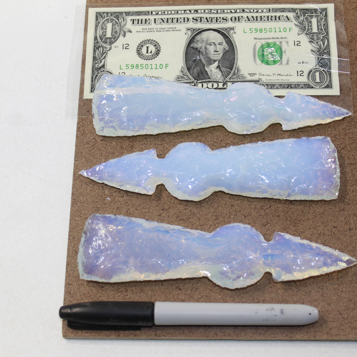 Opalite Ornamental Tomahawk Heads W2583