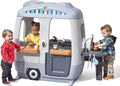 Gray Toddler Outdoor Playhouse with 50pc Accessory Set S455465