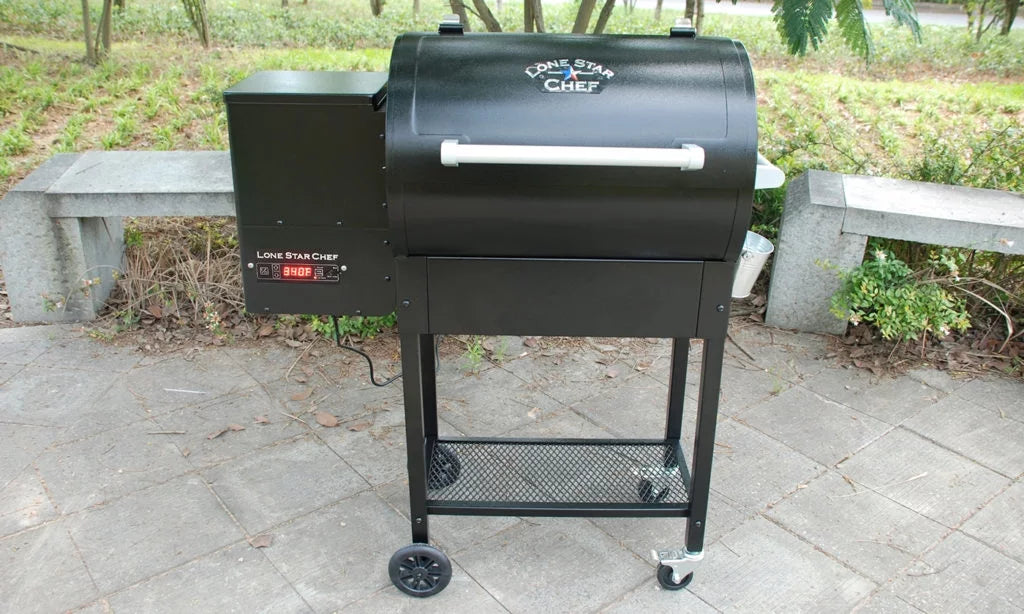 510 square inch Pellet Grill with Side Shelf C4720