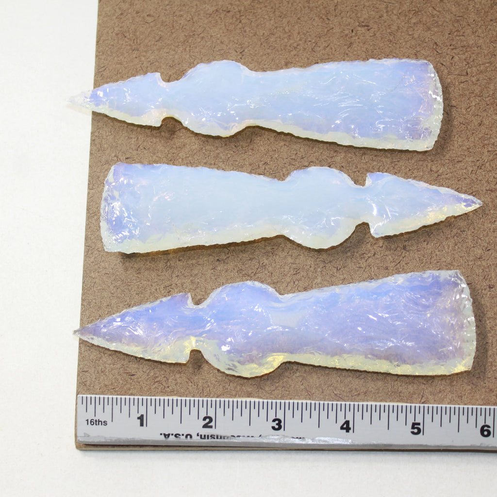 Opalite Ornamental Tomahawk Heads W2583