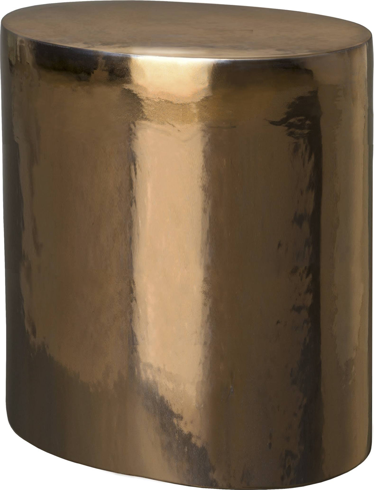 Oval Garden Stool Gold J2299