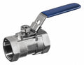 2-Way 2-Piece 304 Stainless Steel Ball Valve, Pipe Size 2 in, Tube Size 1/4 in S330572