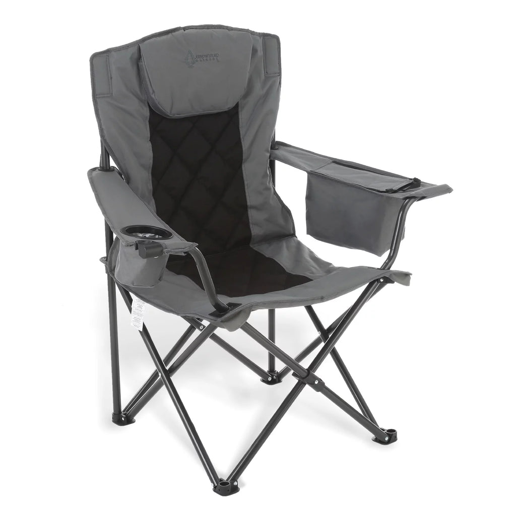 Folding Camping Quad Chair with Cooler and Carrying Bag T49514