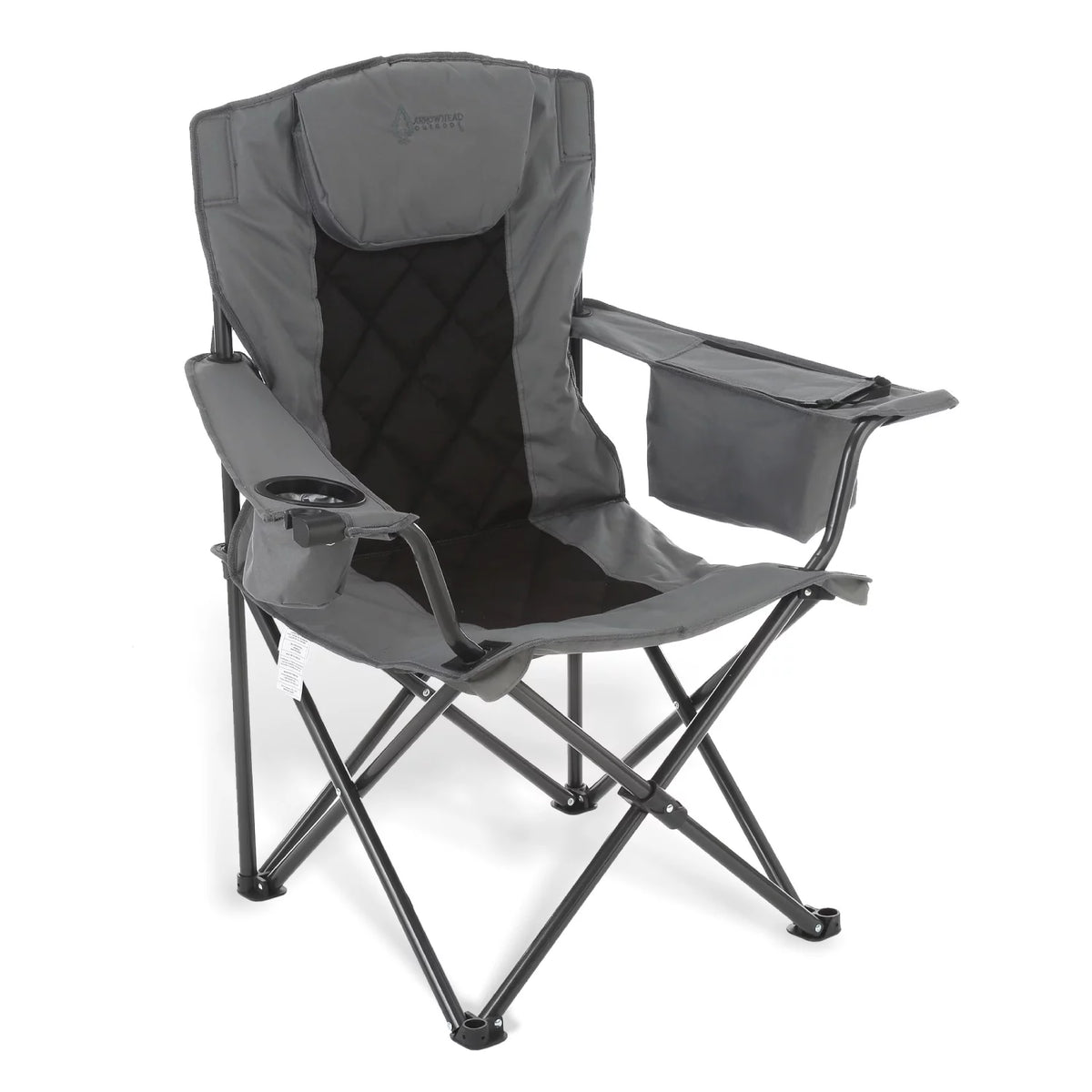 Folding Camping Quad Chair with Cooler and Carrying Bag T49514