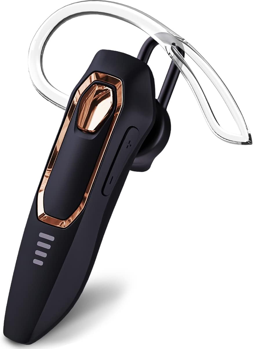 Bluetooth Headset, Noise Cancelling, 30H Talking Time, Hands Free Earpiece, Pack of 2 T6726