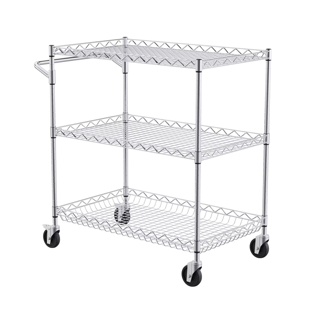 3-Tier Utility Rolling Cart on Wheels M594