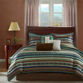 Turquoise California King 7 Piece Comforter Set U5878