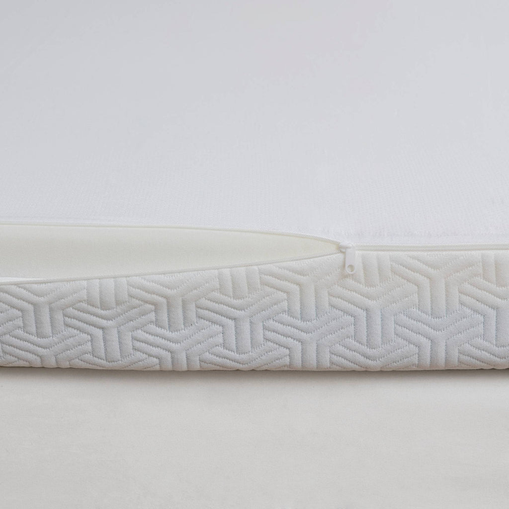 White Twin Memory Foam Mattress Topper V7354